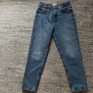 Zara Straight Leg Blue Jeans
